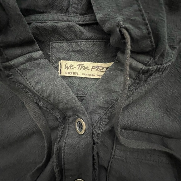 We The Free Mesh Button Up Hoodie NWOT - Picture 5 of 5